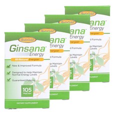 Ginsana Pharmaton 人蔘能量錠保健膠囊, 105顆, 4罐