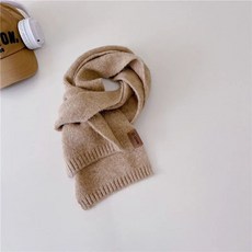 優選兒童圍巾可愛圍巾高顏值圍巾防風保暖新款秋冬新款兒童仿羊絨針織圍巾保暖防風男女童圍脖兒童圍巾圍脖