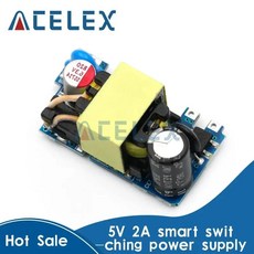 AC-DC 컨버터 110V 220V 5V 2A 벅 전압 조정기 낮은 리플 스위칭 전원 공급 장치 모듈 전자 부품 액세서리 소스, 1개