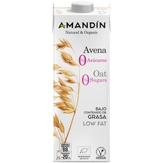 스페인 아만딘 슈가프리 락토스 프리 오트 드링크 음료 amandin oat drink, 5개, 1L
