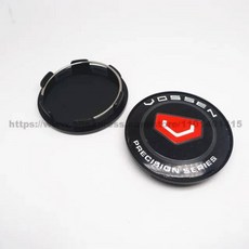 휠캡 허브스페이스 Vossen 휠 센터 캡 허브 68mm/63mm 자동차 림 보호 방진 플라스틱 커버 4 개 [호환], F