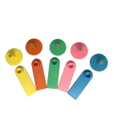염소 귀 이표 소 양 태그 순번 택 5color 이력제, 블루CM005022, 1개