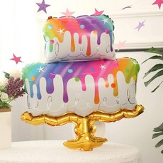 달콤한 도넛 아이스크림 케이크 호일 풍선 사랑 헬륨 베이비 샤워 생일 파티 장식 어린이 장난감 디지털 그림 Globo, 기타, colorful cake