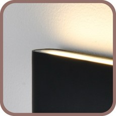 好時光 舞光 11W 薄朗壁燈 壁燈 牆燈 上下發光 白色 黑色 全電壓, D-26022貴族黑