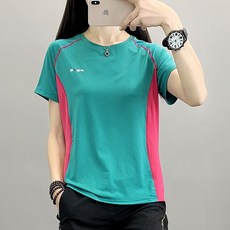 衣貳山2025新款女夏季 圓領戶外休閒登山速乾T恤