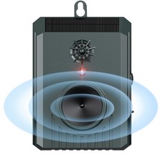 야생동물 퇴치기 강력 3in1 태양광 (정원/농작물/야외용) 새 멧돼지 들고양이 뱀 라쿤 쥐 등 동물 퇴치 가능, HT-7180(녹색)