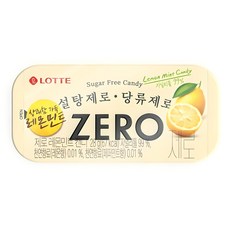 롯데제로 레몬민트 캔디, 28g, 1개