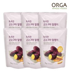 올가 촉촉한 군고구마 말랭이, 60g, 6개
