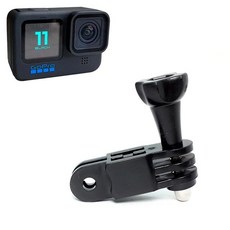 고프로 11 블랙 호환 액션캠 롱 90도 연장 마운트 거치대 커넥터, 4개