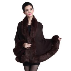 Obosoyo 여성용 파시미나 숄 망토 케이프 및 랩 이브닝 드레스 신부 웨딩 파티 겨울 블랙. 125053, 커피-2