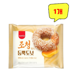 삼립 조청 듬뿍 도넛 남녀노소 좋아하는 달콤 간식, 1개, 60g