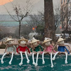 키링 마크라메 DIY 만들기 허수아비 걱정인형 나만의 35987EA 1(ea)