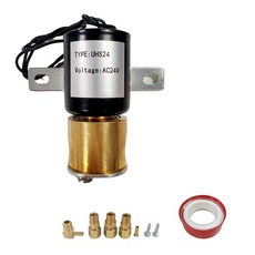 금속 24V 솔레노이드 밸브 UHS24 키트 Aprilaire 교체용 나사 2개 포함 SHANOER 133964 9027256400, 골드 SHANOER 133964 9027256400