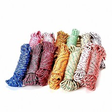 면로프 휴대용 빨래줄 캠핑 세탁물건조대 빨래건조줄 10M, 1개