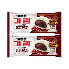 기린 팥호빵 겨울간식 4개입, 2개, 372g