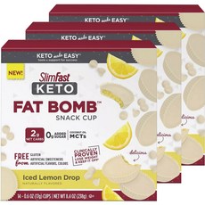 Slimfast 檸檬夾心餅乾杯 無麩質, 3盒, 238g