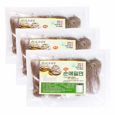 오곡대장 봉평 메밀국수 국산100%메밀로 만든 글루텐 프리면 소포장, 3개, 500g