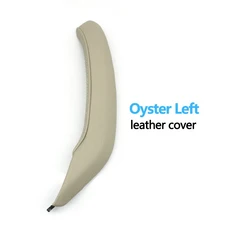 인테리어 자동차 호환 왼쪽 오른쪽 승객 도어 핸들 외부 커버 가죽 트림 교체 BMW X3 X4 F25 F26 2010-2016, 03 Left Osyter