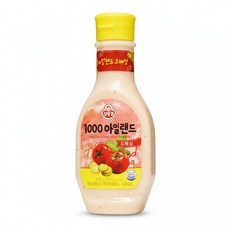 오뚜기 1000 아일랜드 드레싱 250g 2개, 250ml