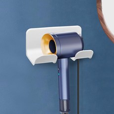 이판트레이딩 헤어드라이어 거치대, 화이트, 1개