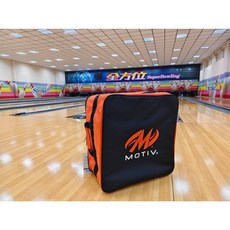 MOTIV 四球袋整理包 保齡球袋, 1個, 黑橘, 黑橘