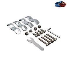 모토싱크 오토바이 알루미늄 탑박스 플레이트 갈매기 와샤 세트 와셔 고정 나사 볼트, 1세트