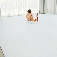 리빙코디 프리미엄 에코 말랑 PVC 롤매트 140cmx2m (4종/택1) 놀이방매트 층간소음 셀프시공, 사이즈:01.15T 롤매트 크림러그 140cmx2m