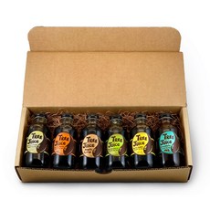 트리 주스 메이플 시럽 선물 상자 | 생일 기업 휴일 등 Tree Juice Maple Syrup Gift Box | Gift for Birthdays Corporate H, 다양한 팩, 2 Fl Oz (6팩), 1개