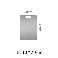 LAVIDA嚴選 不鏽鋼砧板 廚房必備 防滑耐磨易清洗, 1個