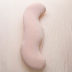 0感長抱枕 夾腿深睡, 粉色 冰絲菱形格面料