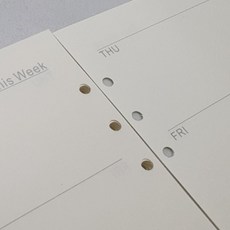 다이어리 라인속지 리필 a5 6공 위클리속지 6공다이어리속지 a5다이어리속지 a5속지, 본상품