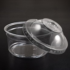 117파이 12온스 (360ml) 페트컵 원형 델리컵＋무타공 평리드 100개 세트