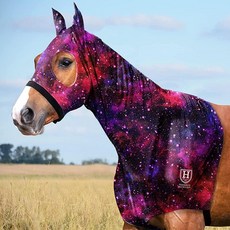 해리슨 하워드 소프트 호스 후드 지퍼 국기 프리즘 M이 달린 말을 위한 편안한 슬리지