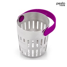 意大利 Trebonn 不鏽鋼蒸煮籃 (三色可選) 時尚創意精品廚具，2024臺灣原廠總代理，安全耐用，輕鬆蒸煮各式料理, 詳見包裝, 詳見包裝, 紫色