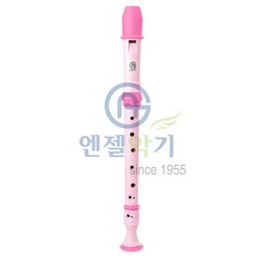 엔젤 소프라노리코더 입문용 칼라리코더 준비물, 1개, 저먼식(분홍)