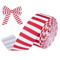 1개 폴리에스터 스트라이프 리본 의류 액세서리 빨간색 32mm