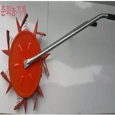 옥수수 파종기 룰러 관리 38cm 참깨 압력 씨앗, 7구 베어링 주간 21cm, 1개