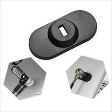 ASHnet ASHNET AN-H01B 태블릿 PC 노트북 잠금 장치 캔싱턴락 홀 블랙