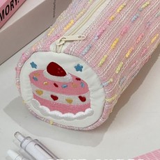 딸기케이크 귀여운 필통 펜슬 파우치 디얼픽유, A. 딸기 미니 케이크 필통