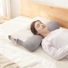 입체 견인식 수면 돕는 베갯속 성인용 경추 지지 전용 베개 경추 교정 학생용 피로 회복 베갯속, 48*74cm