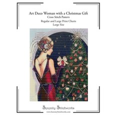 (영문도서)Art Deco Woman with a Christmas Gift Cross Stitch Pattern - Large Size Edition:... Paperback, Independently Published, English, 9798244224269 Independently Published, English, 9798244224269