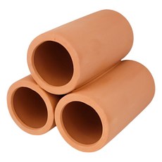 2층 3공 3구 대형 파이프 산란상 수족관 황토 토분 구피 새우 치어 놀이터 은신처, 1개