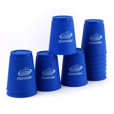 낫소 스포츠 컵쌓기 스택스 12개입 1P 스피드컵 컵타 jx2*784Wk, 블루