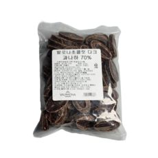 발로나초콜릿 다크 과나하 카카오함량 70%, 1개, 1kg