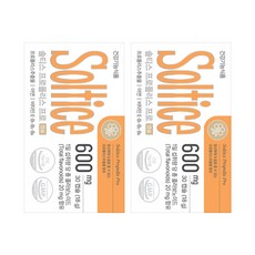 솔티스 프로폴리스 프로 아연 항산화 면역 기능 비타민 영양제, 2박스, 30정