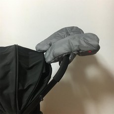 온더플래닛 유모차 장갑 방한 핸드머프, 그레이, 1세트
