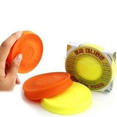 로싸 미니원반 실리콘 부메랑 플라잉디스크 학교체육, 옐로우