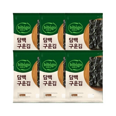 CJ제일제당 비비고 담백구운김, 4개, 6개