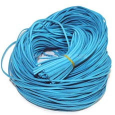 수예부자재 인조가죽끈 하늘색 70센티 100개입, 1봉