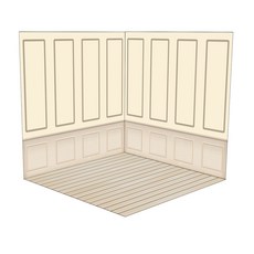 미니어쳐 배경 DIY 피규어 모형 아크릴 풍경 소품, X